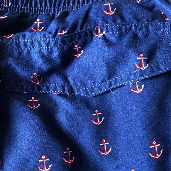 Exist Swim Men’s Navy Anchor Print Swim Trunks Size 3XL - Picture 8 of 8
